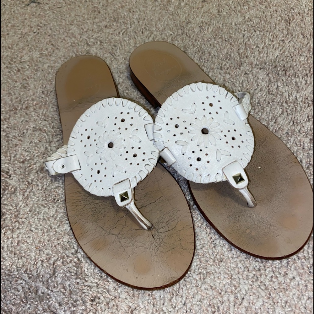 Jack Rogers Womens Sandals Size 9.5 White